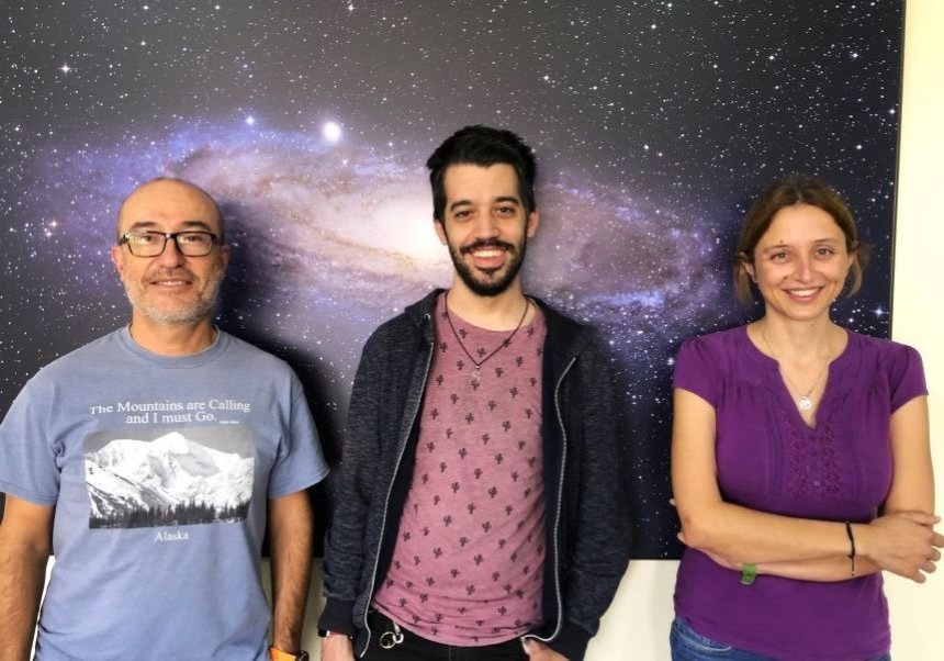 De izquierda a derecha, Vicent Quilis, David Vallés, Susana Planelles
